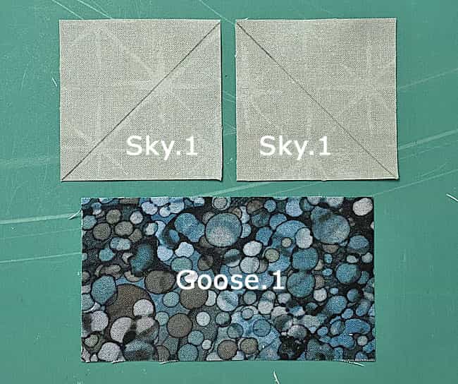 Mark a diagonal line on the back side of both Sky patches Mark a diagonal line on the back side of both Sky patches