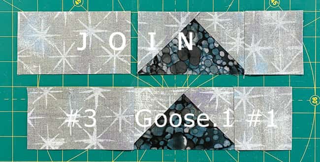 Sewing the top and bottom rows Sewing the top and bottom rows