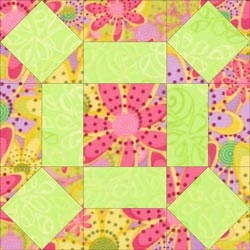 Rolling Stone quilt block Rolling Stone quilt block