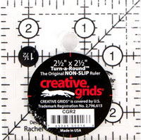 Creative Grids 2&#189;" Square quilting ruler