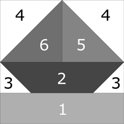 Sailboat quilt block