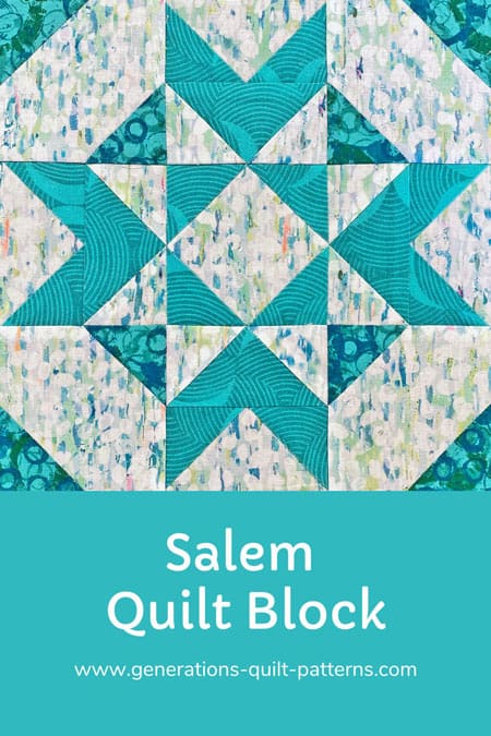 Pin this Salem quilt block tutorial for later