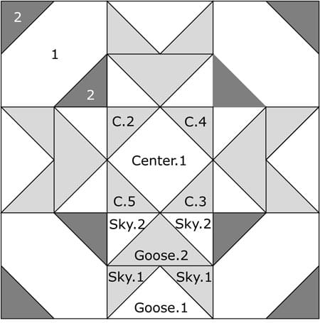 Salem quilt block design Salem quilt block design