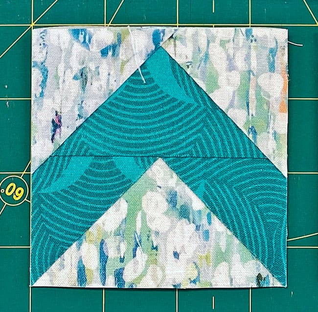 The finished Flying Geese Pairs units The finished Flying Geese Pairs units