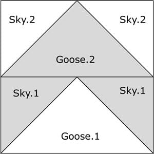Flying Geese Pair unit Flying Geese Pair unit