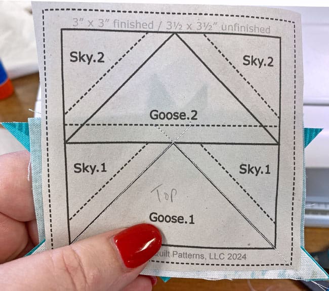 The seams for the two Sky.1s