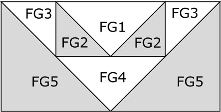 Flying Geese Variation 1 unit
