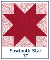 Sawtooth Star quilt block lesson
