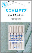 schmetz-microtex-sharp-80-12