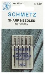 Schmetz Microtex Sharp needles