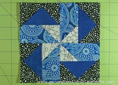 Seesaw Quilt Block Tutorial Step by Step Instructions in 3 Sizes