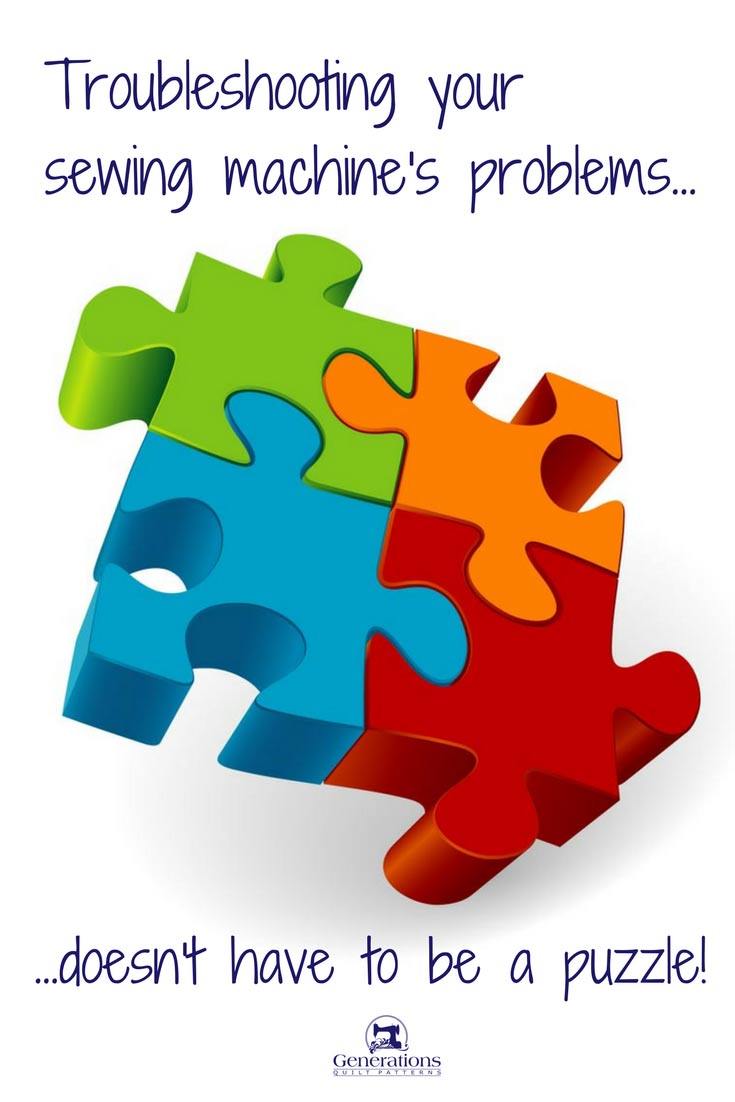 Troubleshooting your sewing machine doesn't have to be a puzzle.