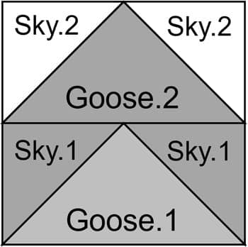 Flying Geese units Flying Geese units