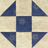 Shoofly quilt block tutorial