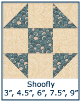 Shoofly quilt block lesson