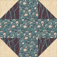Snowball quilt block design Snowball quilt block design