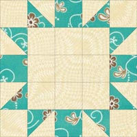 Souvenir quilt block design