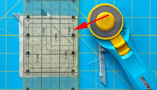 Trim away the excess from all four sides of your Birds in the Air units