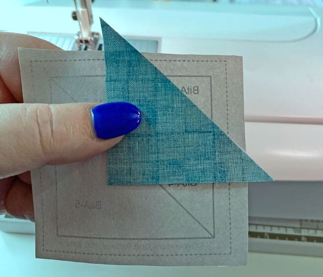 Match the long bias edge of #2 to #1