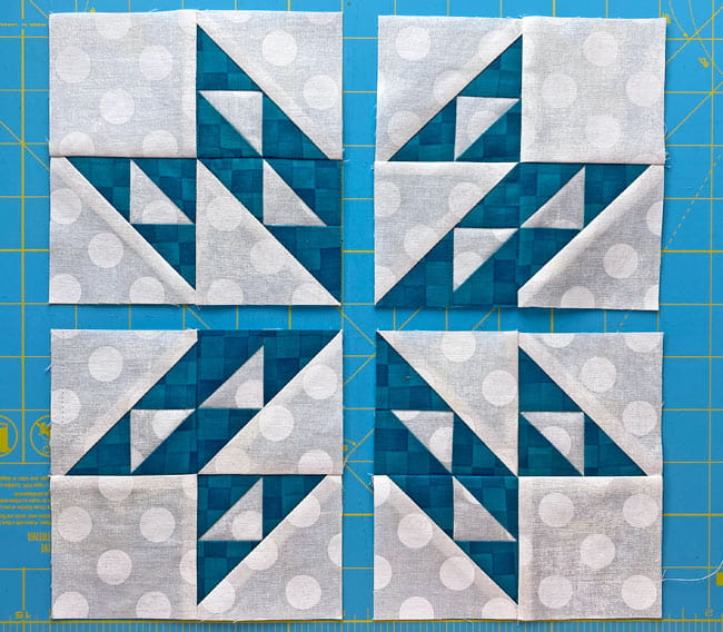 Arrange the Corners into the Sparkling Star design