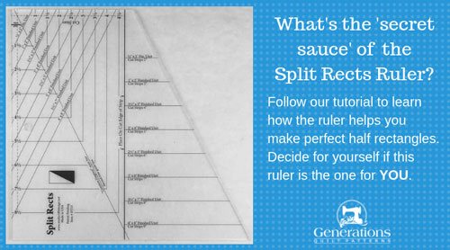 Does a Split Rects Ruler really make constructing half rectangle units easy? 

Read our review to see what it is, how it works and compares to other rulers. 

Find out if it's for you.