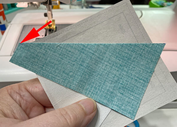 Position the first Side patch Position the first Side patch