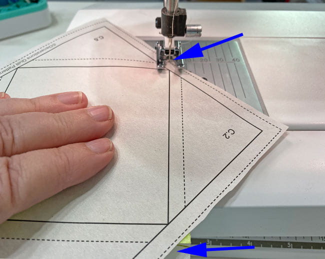 Sew the first seam Sew the first seam