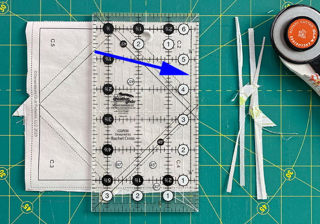After trimming the second side After trimming the second side