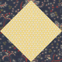 Square in a Square quilt block aka Shoofly