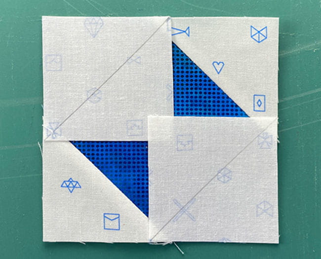 Layer the final two corners