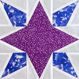 Starburst quilt block tutorial in 5 sizes
