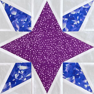 Click here to learn to make a Starburst quilt block 