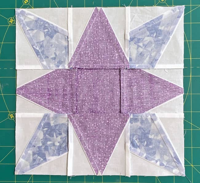 The sample Starburst from the backside The sample Starburst from the backside