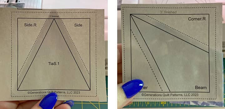 Position the 1st patch on the unprinted side of the CB and TiaS patterns Position the 1st patch on the unprinted side of the CB and TiaS patterns