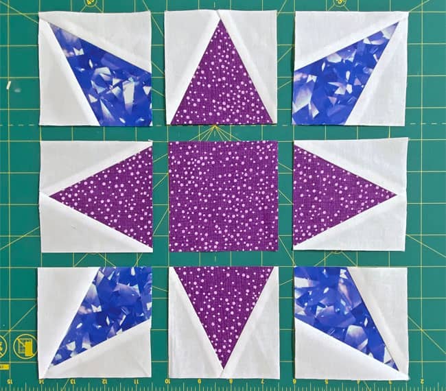 The units arranged into the Starburst design The units arranged into the Starburst design