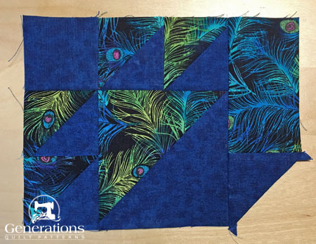 After adding the first leg to the main basket