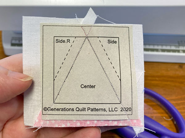 All three patches are stitched