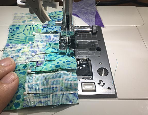 Final seam for the center Final seam for the center