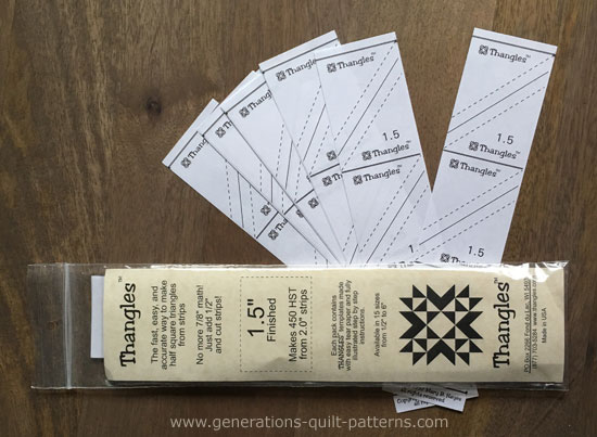 Thangles fresh out of the packaging