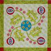 This applique was stitched by machine...<br><br>Click on each thumbnail below for a larger image<br><br>