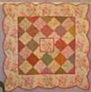 Pink Medallion Log Cabin Quilt by Jackie Olmstead