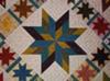 Paper pieced large star - closeup<br /><br />(Click on a thumbnail image below for a larger picture.)<br /><br />