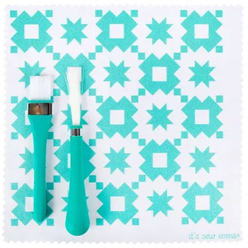 Oh Sew Clean Brush and Cloth Set quilt pattern by It's Sew Emma