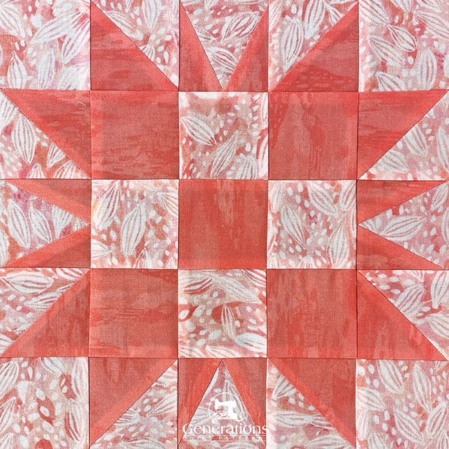 The Triangle Puzzle quilt block tutorial starts here