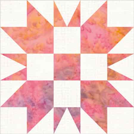 The Triangle Puzzle quilt block