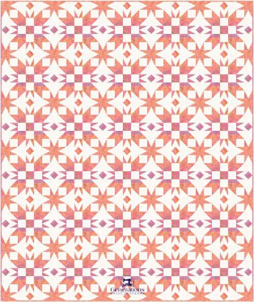 Straight set with Triangle in a Square sashing with a Square in a Square in the center, 9-patch cornerstones Straight set with Triangle in a Square sashing with a Square in a Square in the center, 9-patch cornerstones