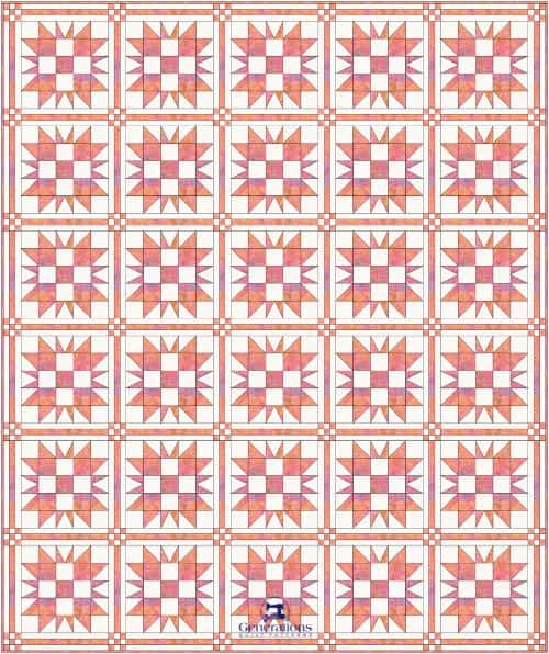 Straight sets with 9-patch cornerstones and sashing