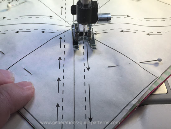 Sewing with Triangles on a Roll