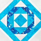 Tunnels quilt block tutorial in 4 sizes