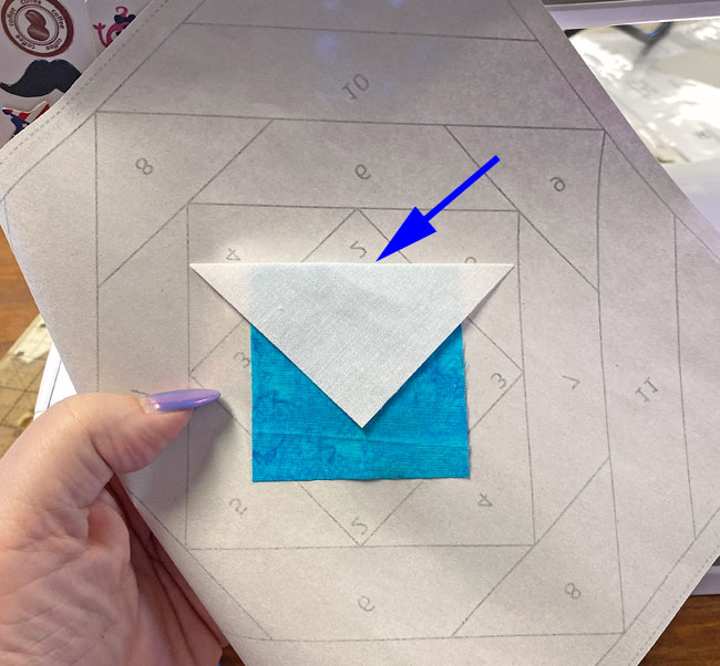 Position the first #2